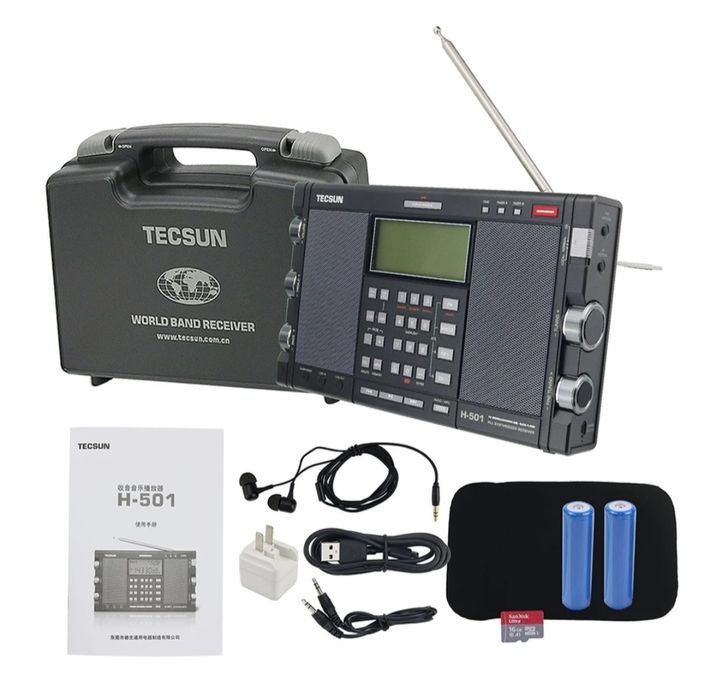 Tecsun H-501 всеволновый радиоприемник УКВ FM СВ ДВ КВ SSB MP3 Type C