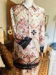 Veste até ao 42 Conjunto Elegante com Estampa Paisley