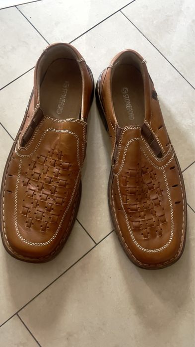 Buty letnie ze skóry