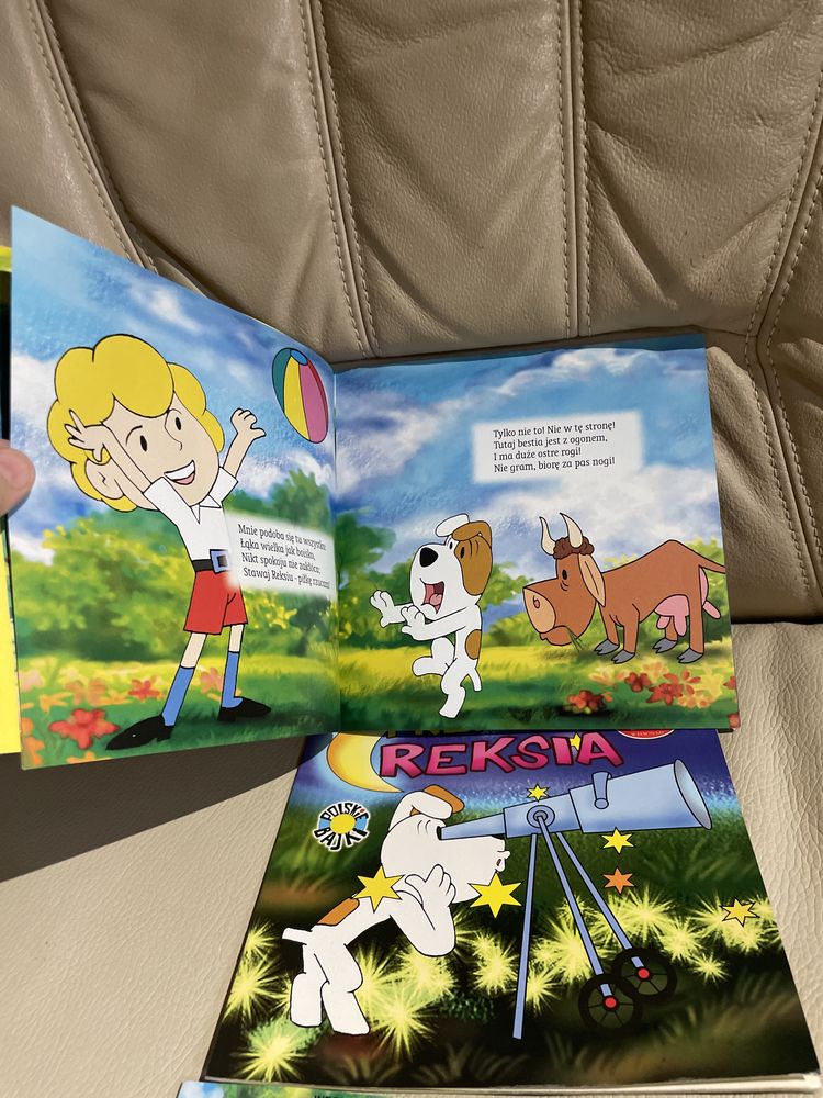 Książeczki Reksio Przygody Reksia czytanki bajki bajeczki