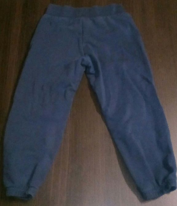 dlugie dresowe spodnie dla dziewczynk ocieplane rozowe granat r.104 98
