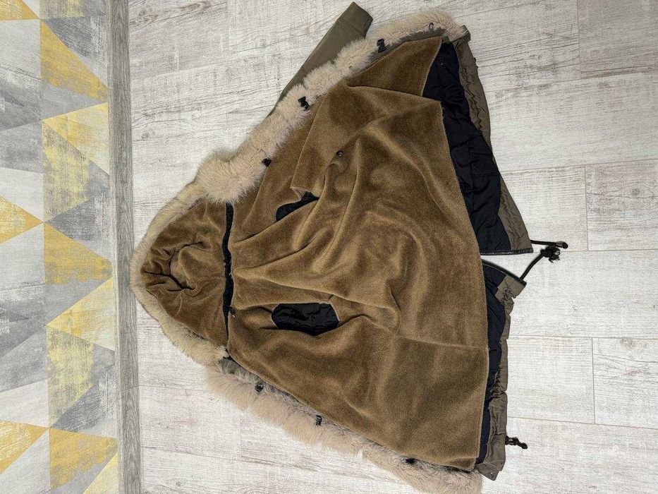 Куртка з натуральним хутром Damla Leather& Fur, з підкладкою
