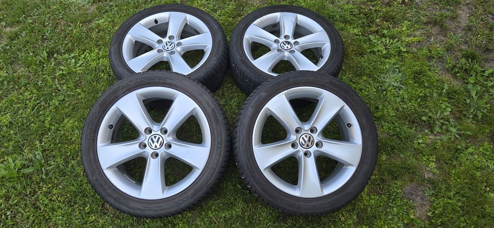 Oryginalne felgi Volkswagen 17 5x112 Golf,Passat B6,B7,CC Opony 205/50