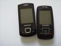 Dwa stare telefony komórkowe Samsung Uszkodzone