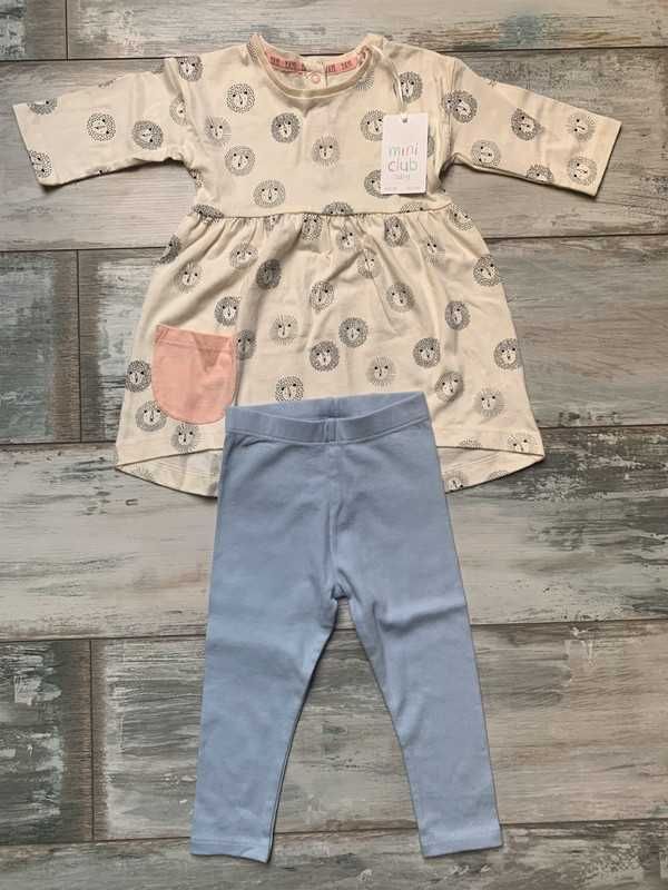 Sukienka i legginsy (12-18 m-cy)