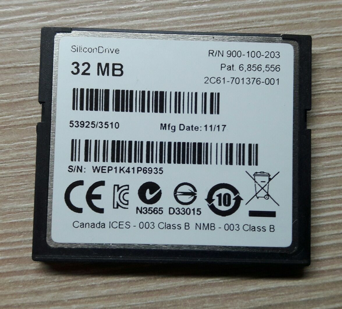 Silicon Drive 32Mb Flashcard