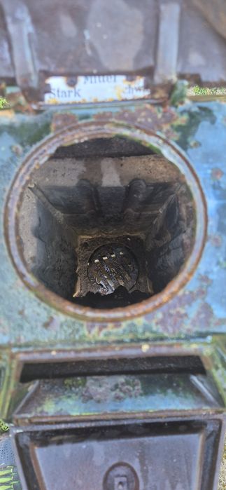 Piecyk zabytkowy niemiecki - kominek koza