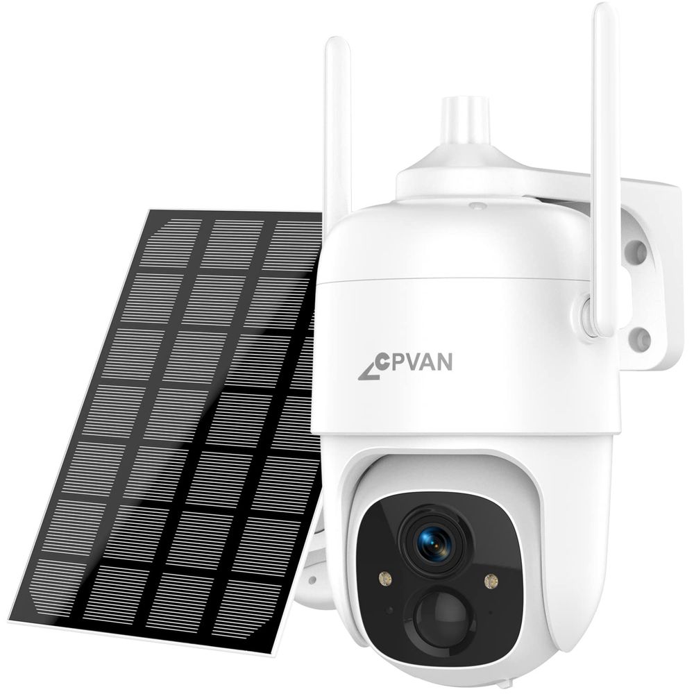 Kamera zewnętrzna CPVAN PTZ Security, solar