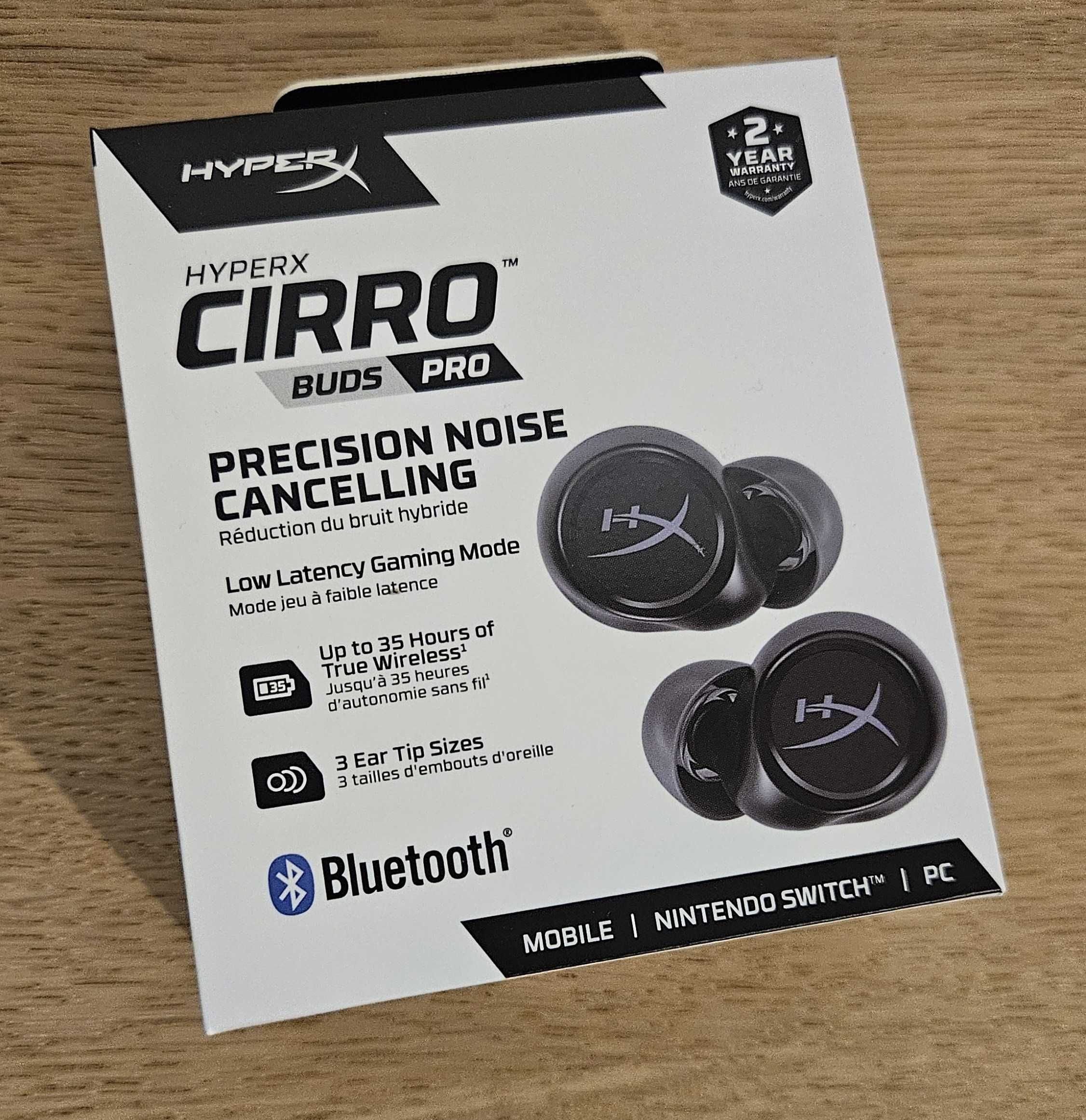 NOWE Słuchawki HyperX Cirro Buds Pro czarne ANC