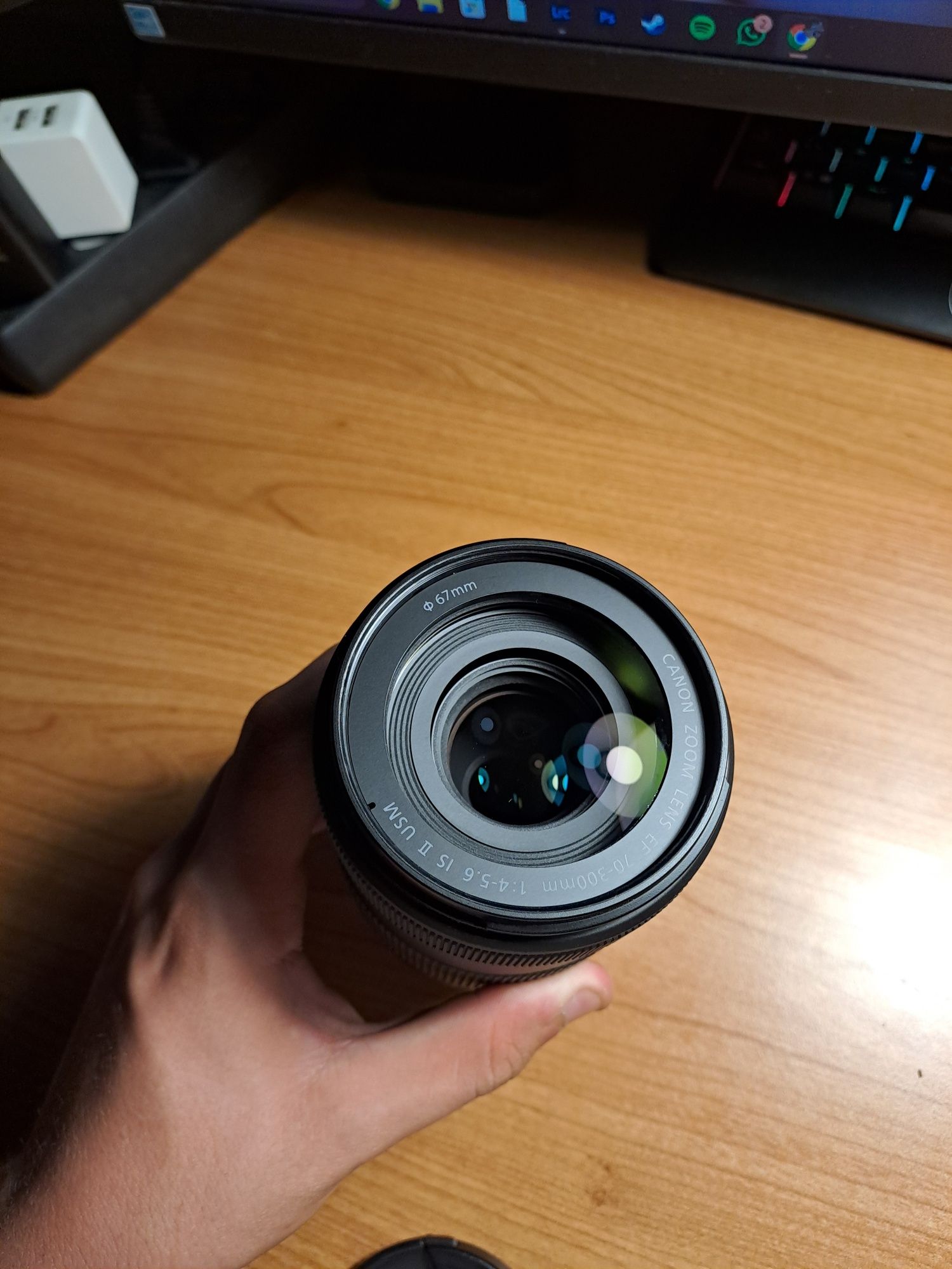 Canon EF 70-300mm f4-5.6 IS II usm (muito pouco uso)