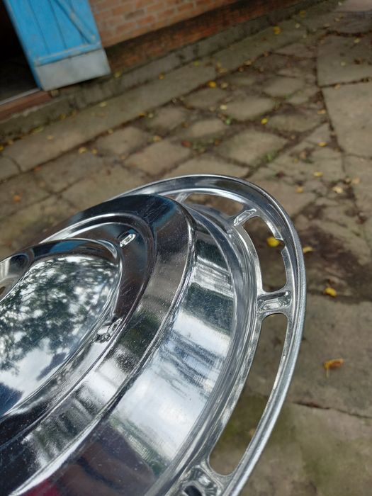 НОВІ автомобільні хром ковпаки R 13,ссср,ретро,ваз,запорожець,волга