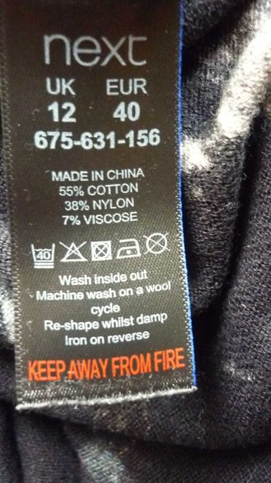 Next- letni sweter rękaw 3/4  r; M/L