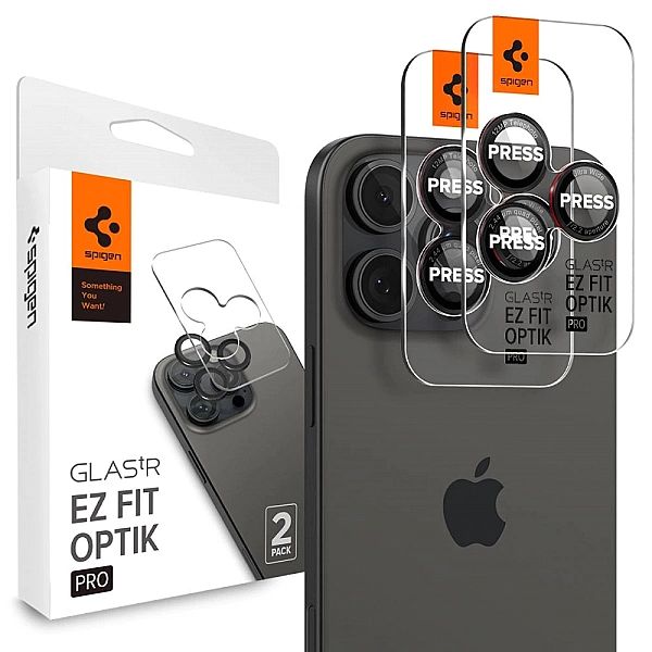Szkło hartowane Spigen Optik Pro L-Series Glas.tR EZ Fit na aparat do