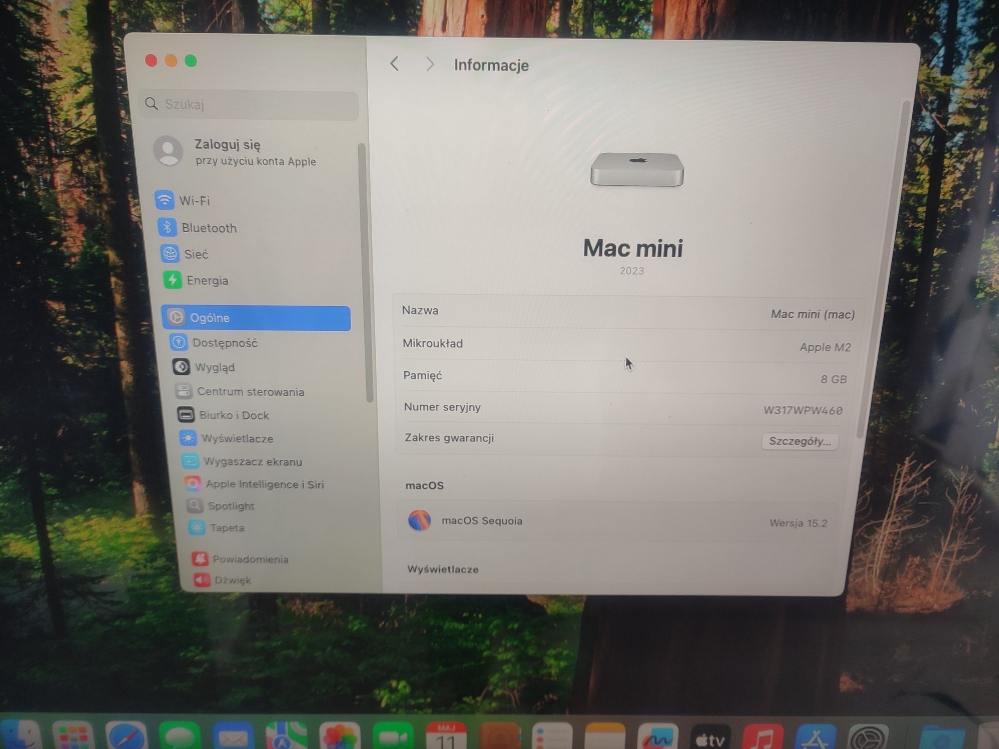 Komputer Mac mini,APPLE M2 na gwarancji
