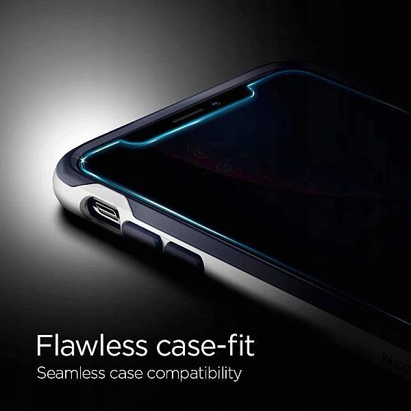 Szkło hartowane Spigen Glas.tR Ez Fit Privacy na iPhone 11 / Xr