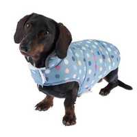 Ciepły płaszcz dla psa Comfy Dots - rozmiar 45