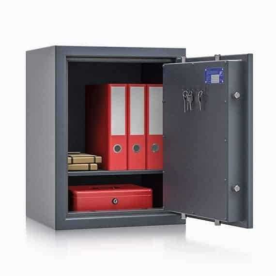 Sejf na dokumenty pieniądze biżuterię save4ever 65 klasa I zamek KL/EL