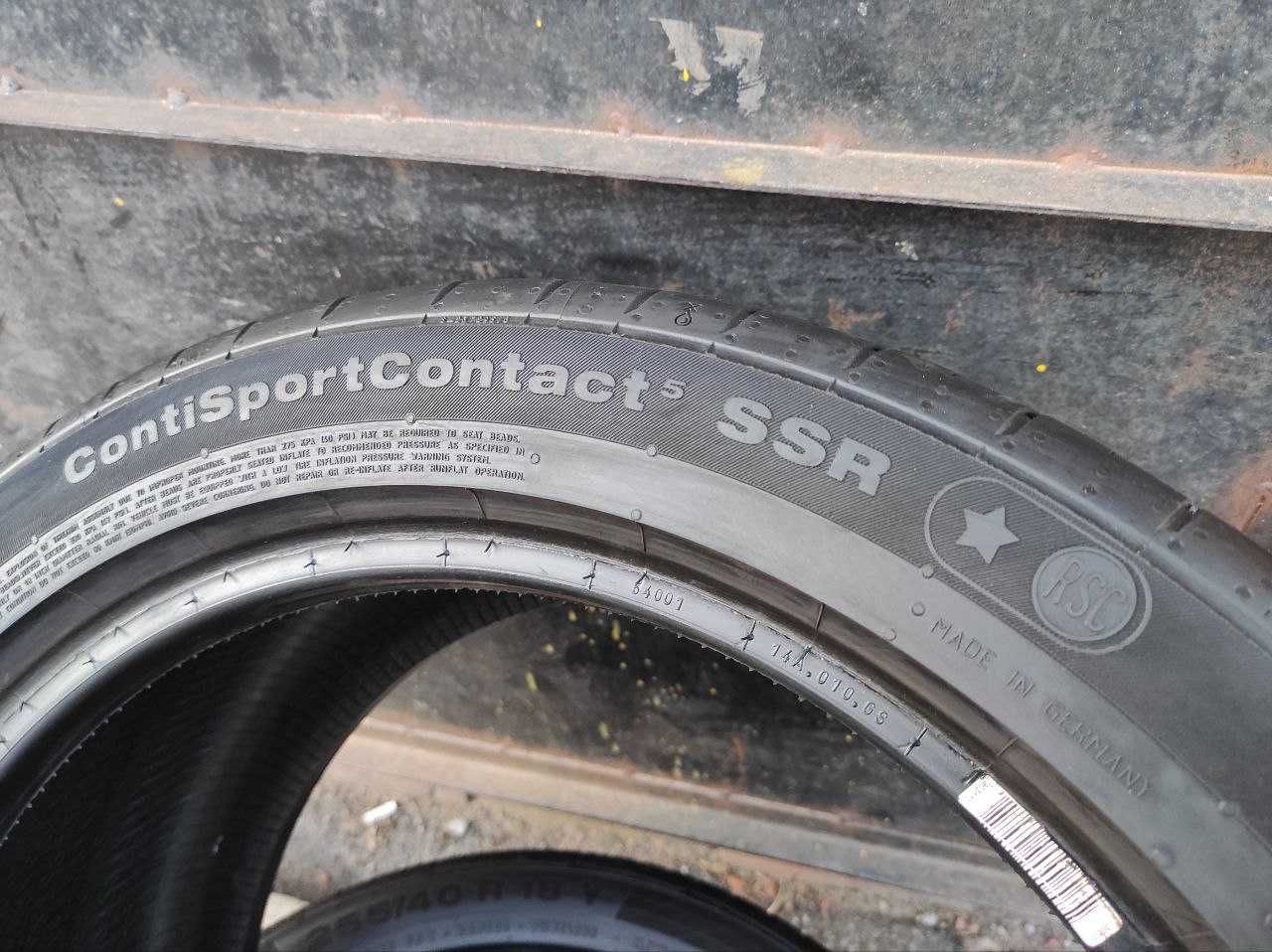 Continental Conti Sport Contact 5 255/40r18 made in Germany 4шт, 5мм.