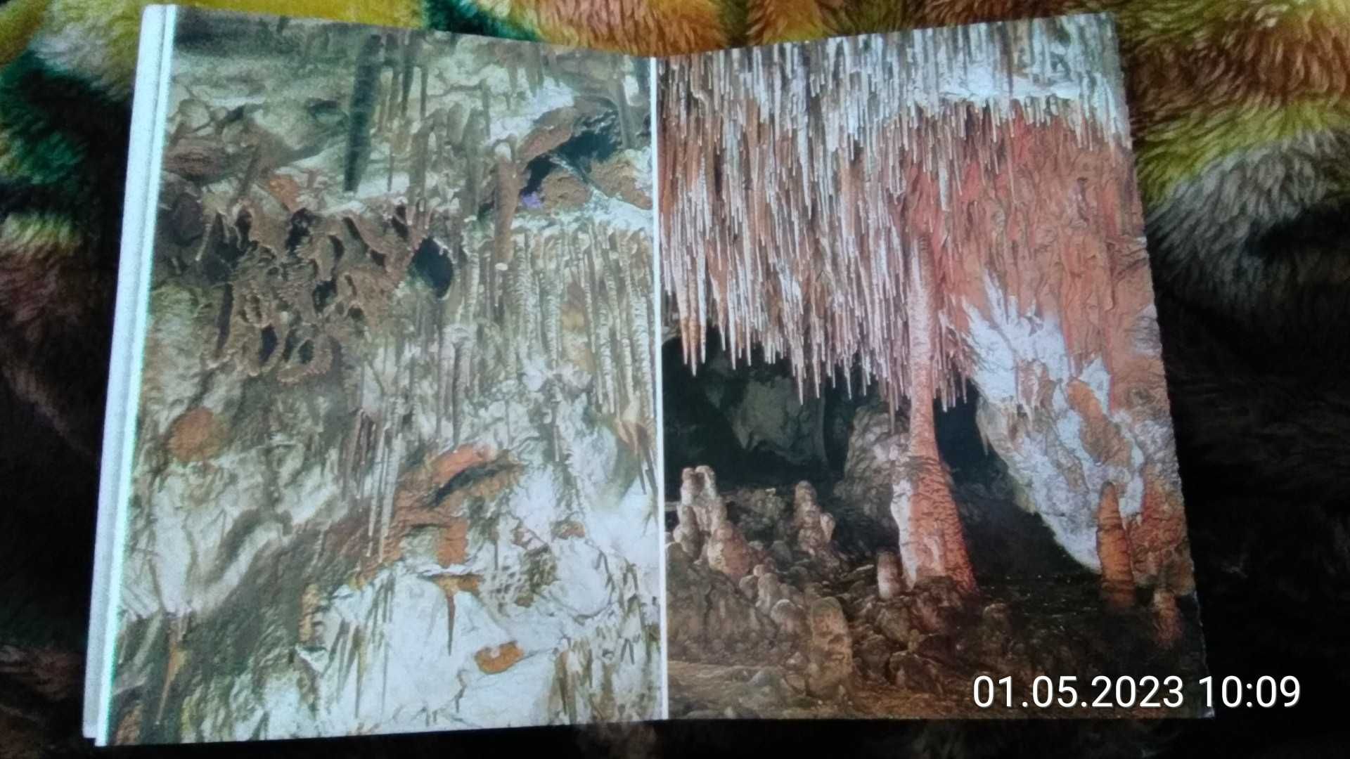 9 pocztówek: Jaskinia Raj Góry Świętokrzyskie P. Krassowski