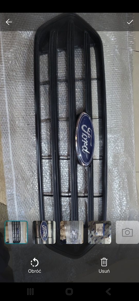 Grill do Ford Transit Custom