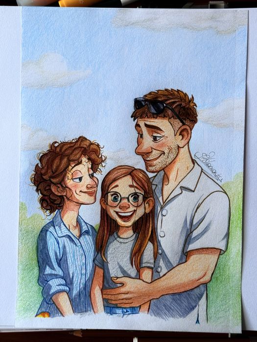 Ilustracje rysunek na papierze lub grafika w stylu Disney