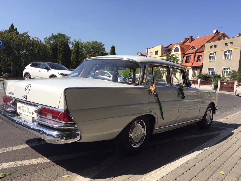 Auto do ślubu wesele uroczystość ślub Mercedes S ponad 60 lat piękny!