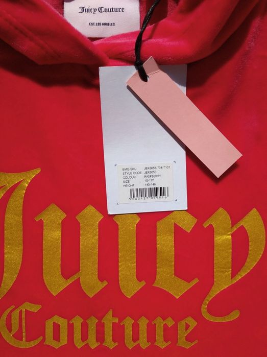Нова тепла сукня Juicy Couture 10-11 р. рожеве велюрове плаття 140 146