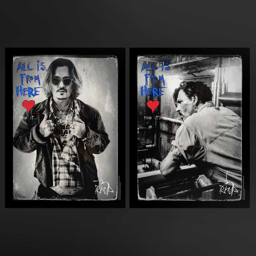 Oficjalne plakaty Johnny Depp Never Fear Truth 45 X 60 cm