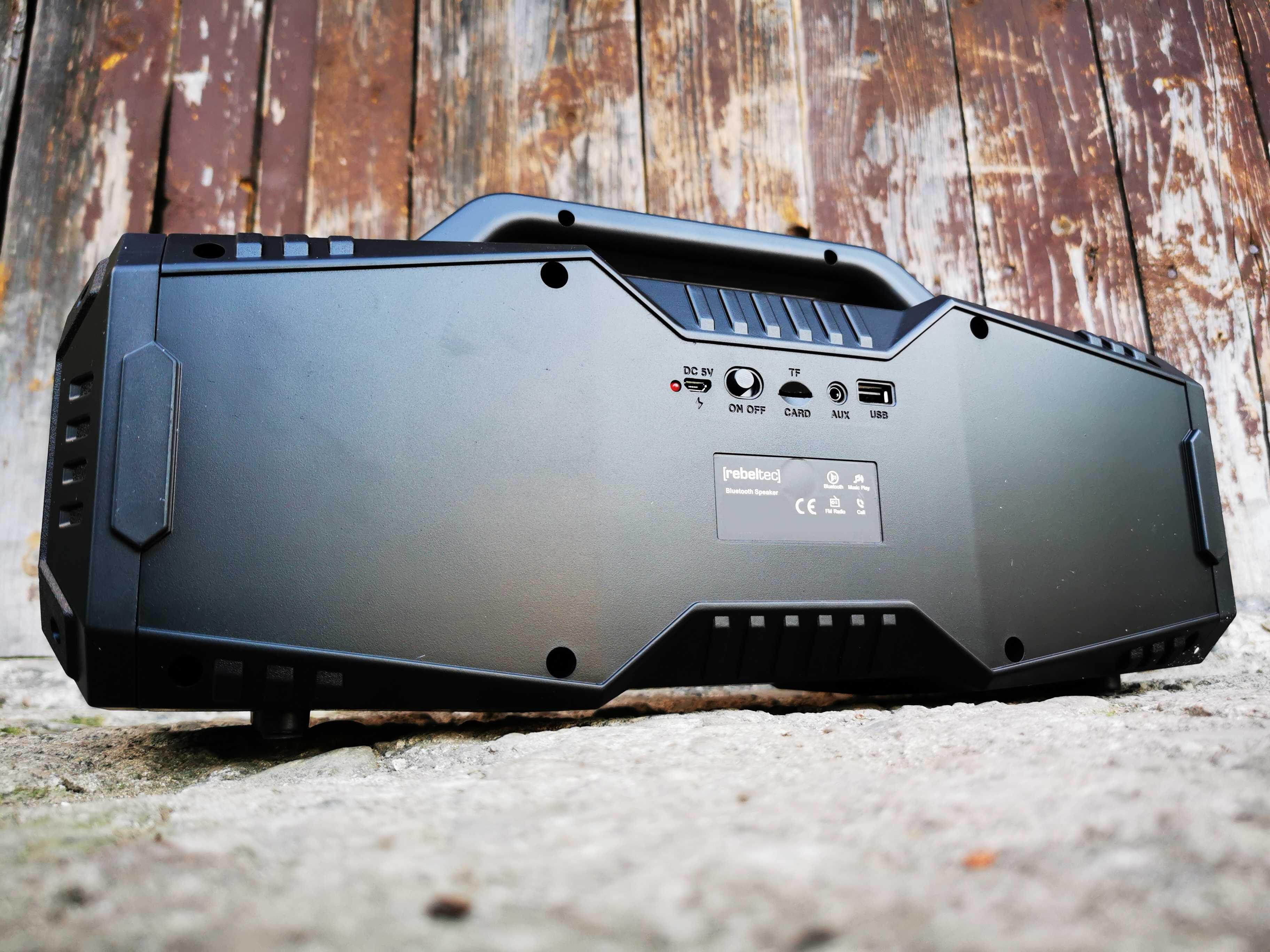 BOOMBOX Głośnik BLUETOOTH Subwoofer RADIO Odtwarzacz KOLUMNA Budowlane
