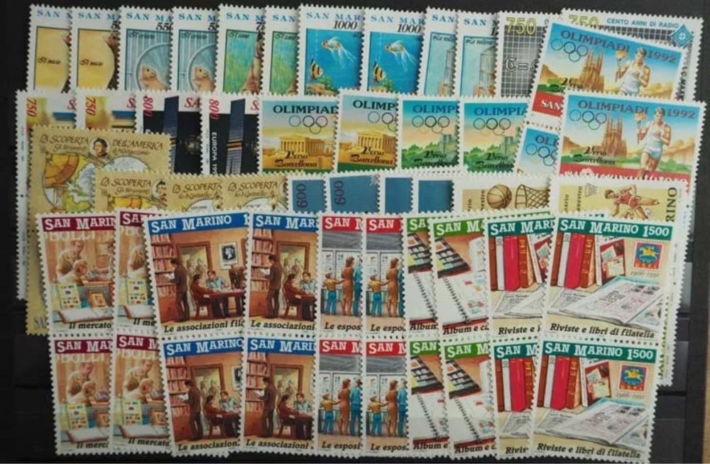 Selos Anos Completos Portugal MNH