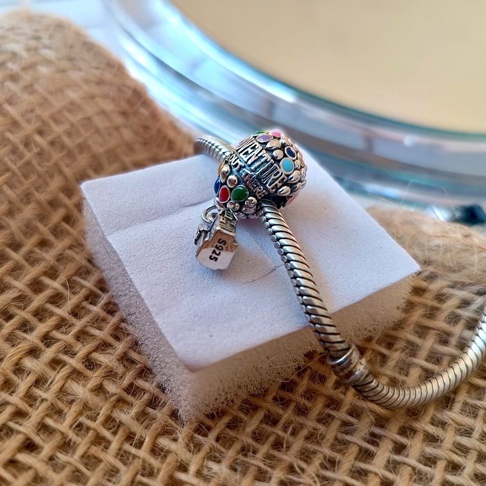 Charms do bransoletki Pandora srebro S 925 Disney dom z balonami