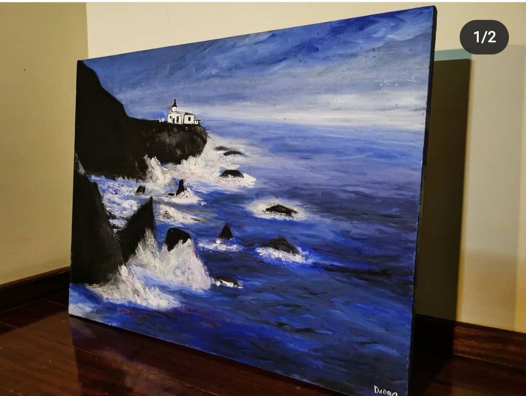 Quadro pintura a óleo