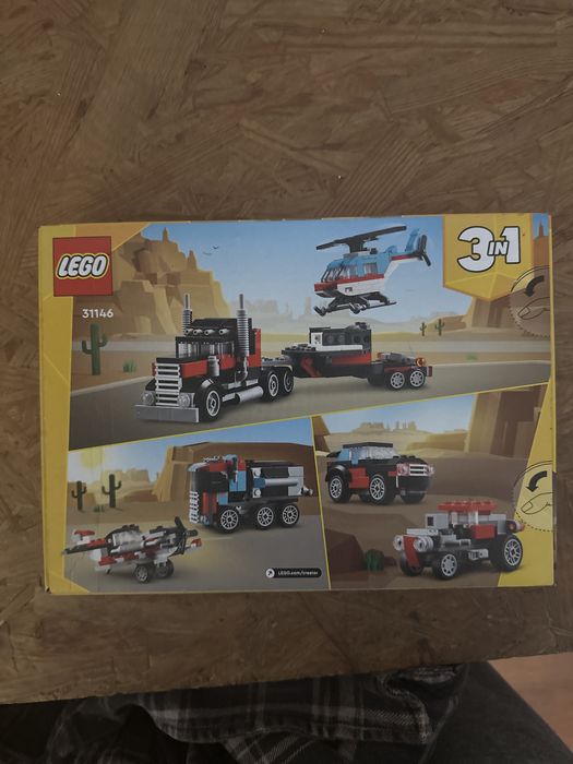 Lego creator 3 in 1 Camiao com helicoptero // 31146