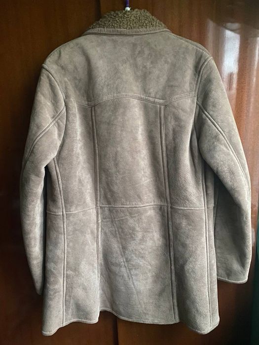 Натуральна чоловіча дублянка розмір М чудовий стан(носилась разів 5)