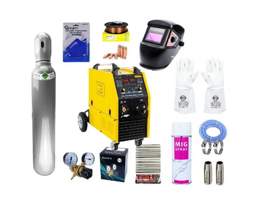 Spawarka MAGNUM MIG 351 DUAL PULS SYNERGIA Zestaw -Najtaniej -Negocjuj