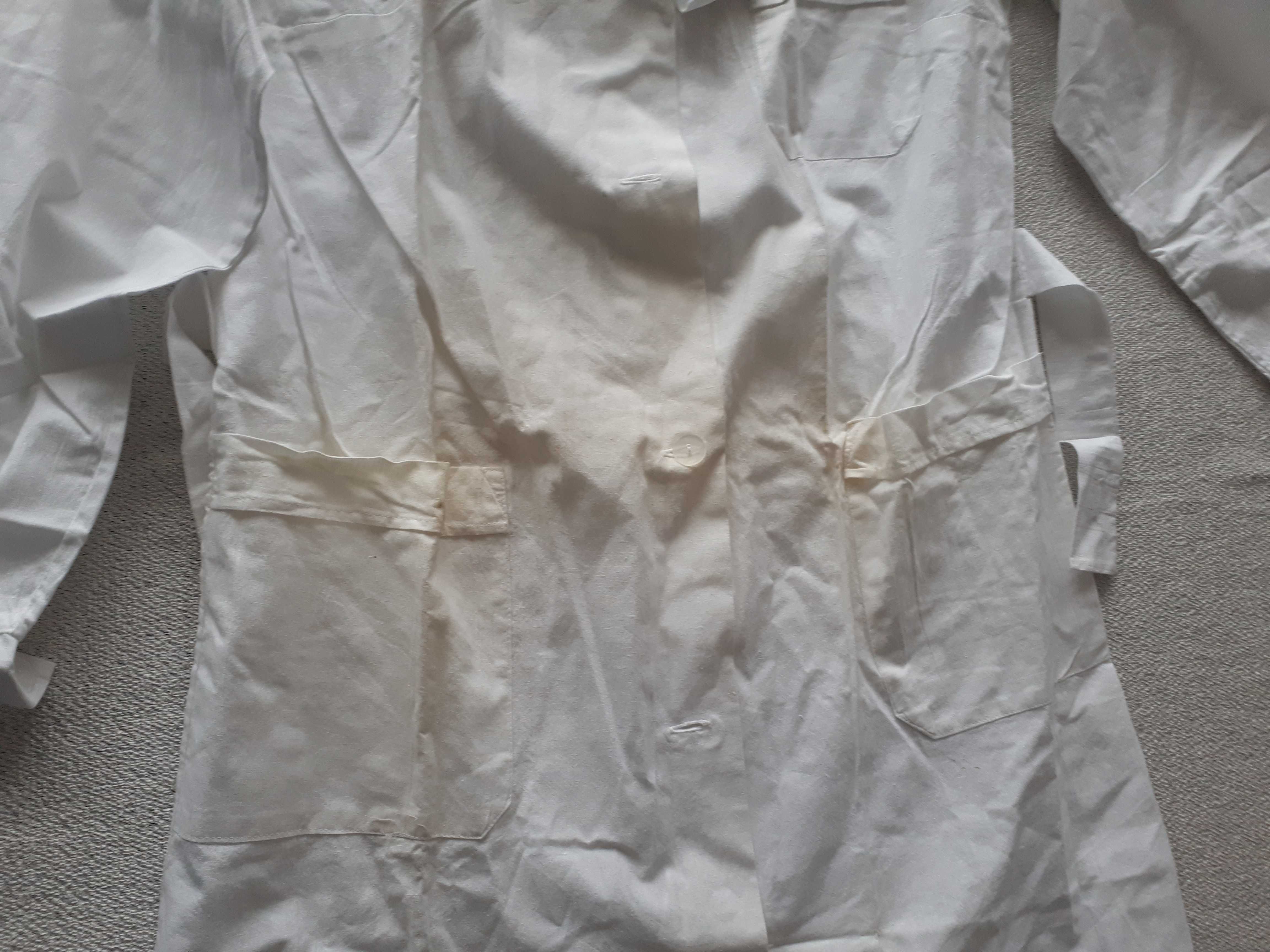 Ubranie robocze białe z 1985r. + drugi inny gratis