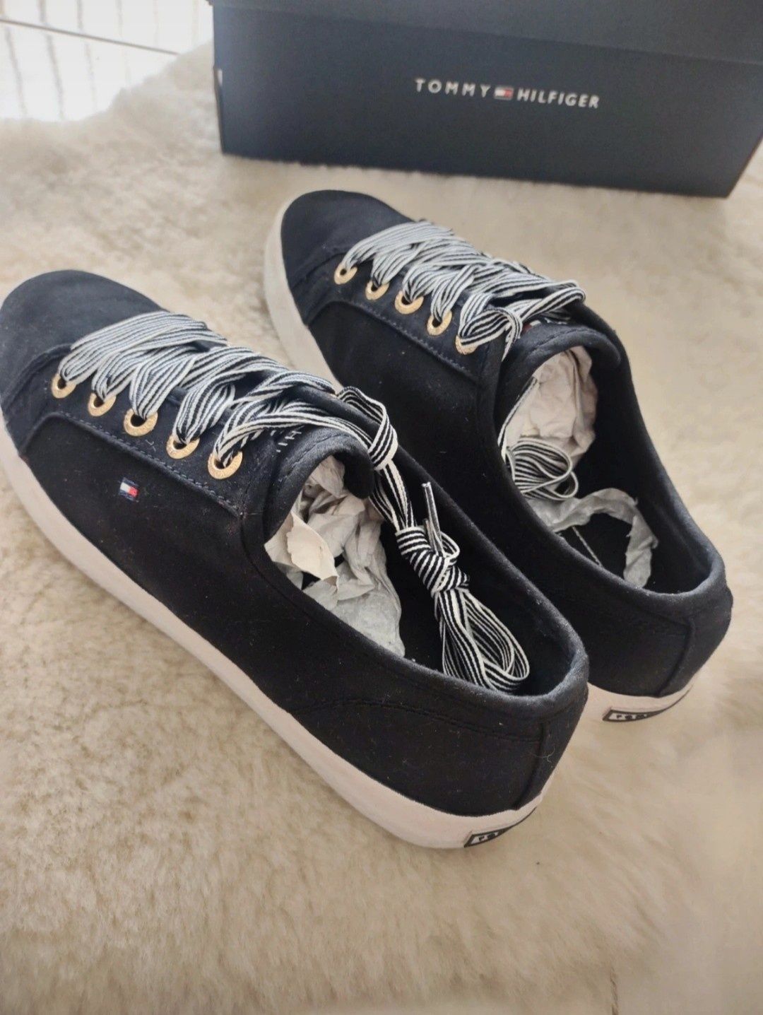 Sneakersy buty Tommy Hilfigher 36 granatowe