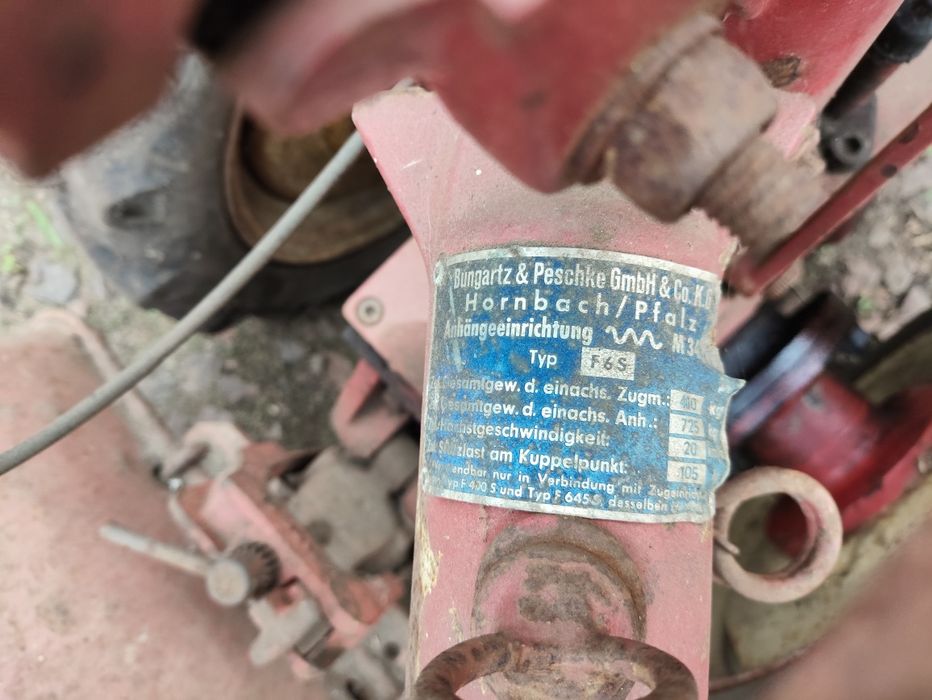 Traktorek glebogryzarka bungartz f6b8 sachs