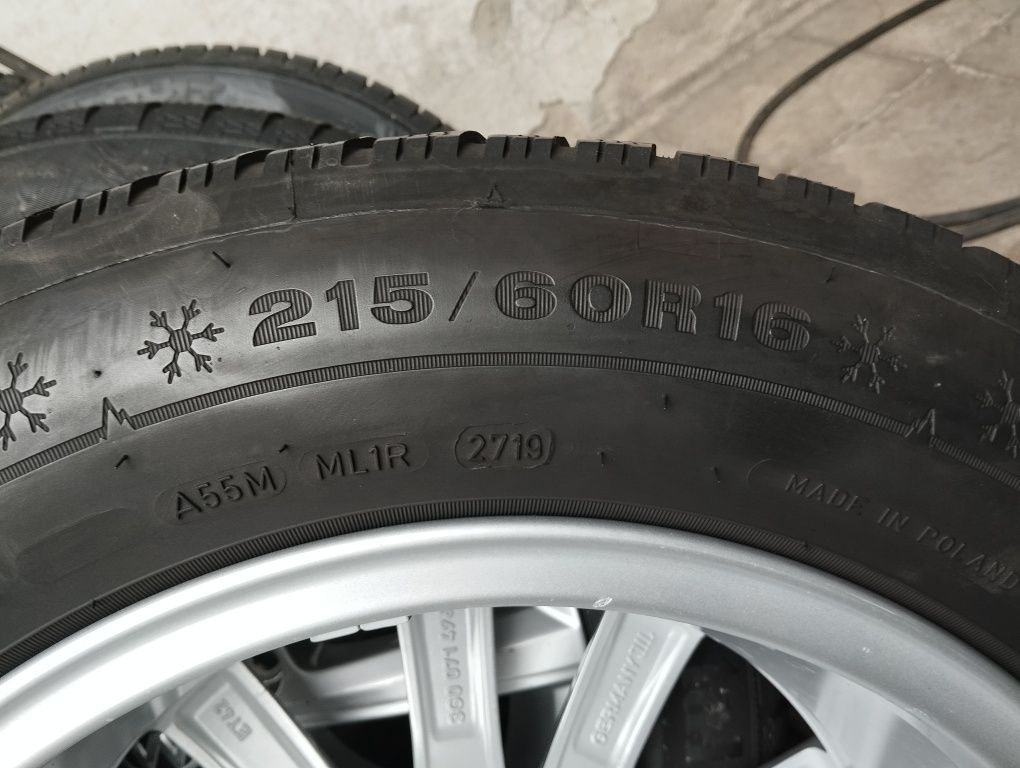 Шини 215/60/r16 Dunlop winter sport 5