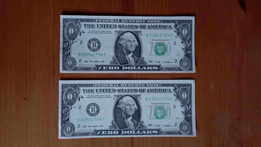 Notas | Zero Dólares U.S.A.