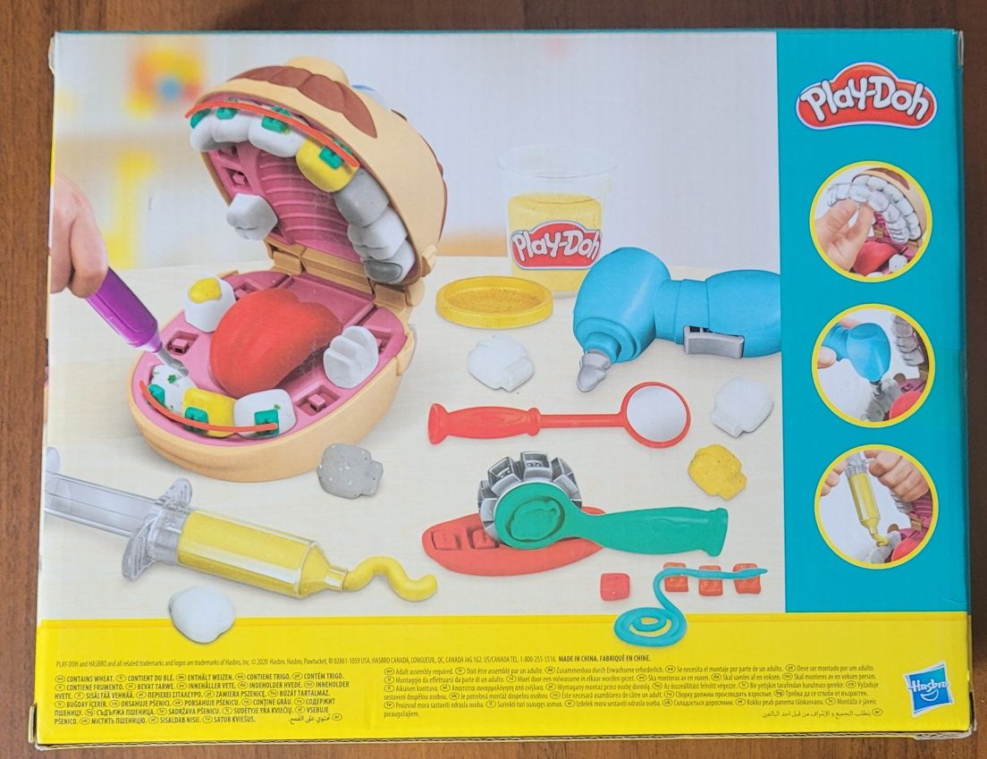 Playdoh Dentysta - 8 sztuk ciastolin