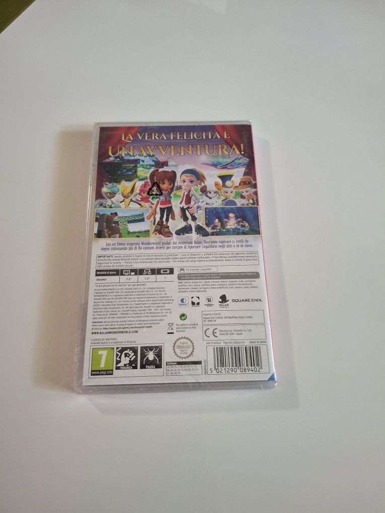 Nowa gra Balan Wonderworld nintendo switch