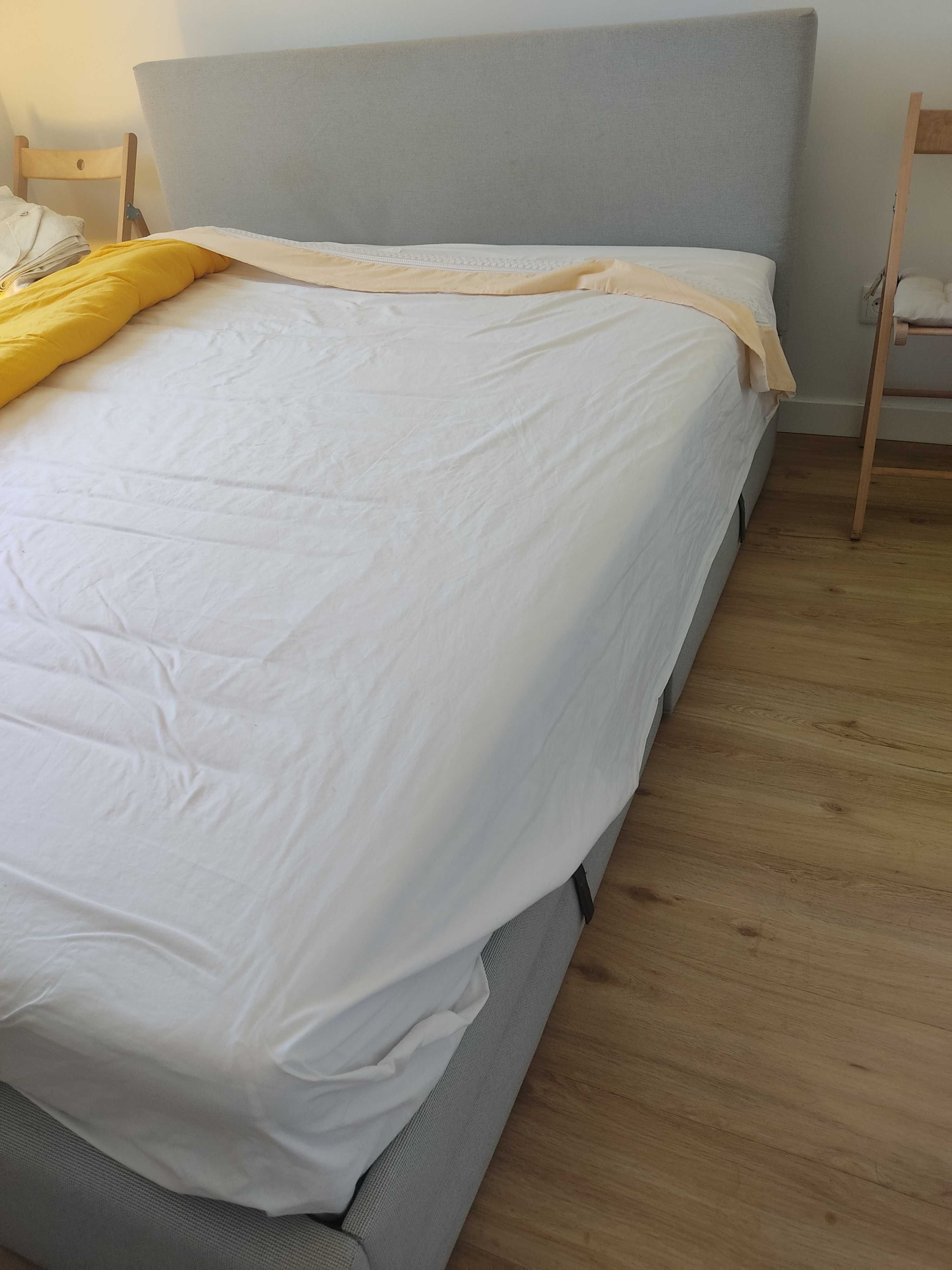 Cama IKEA GLADSTAD 160x200cm e colchão