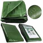 Plandeka zielona 6x12m mata super mocna gruba 90g/m2 okryciowa