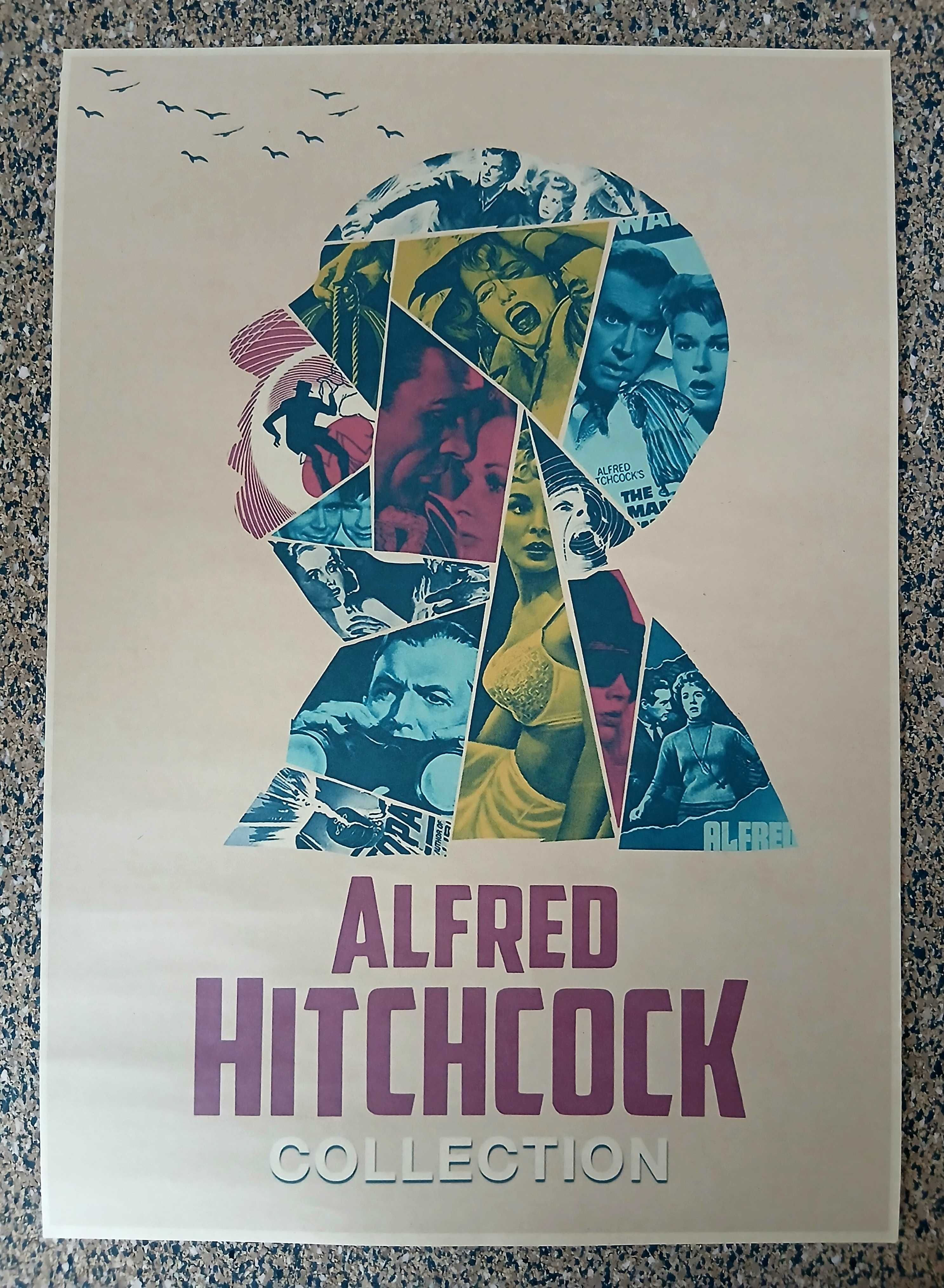 Poster - Alfred Hitchcock Collection (papel kraft, 30x42 cm)