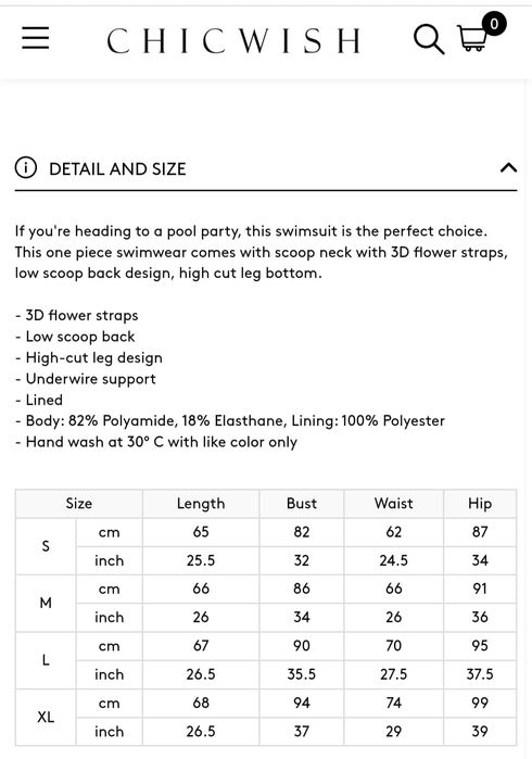 Fato de banho com rebordo floral