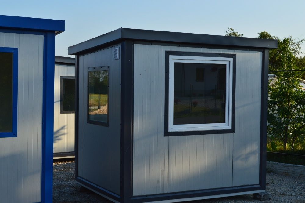 Kontener ocieplany biurowy biuro socjalny stróżówka kiosk barak domek