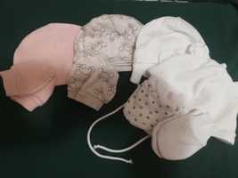Czapeczki i łapki rękawiczki dla noworodka