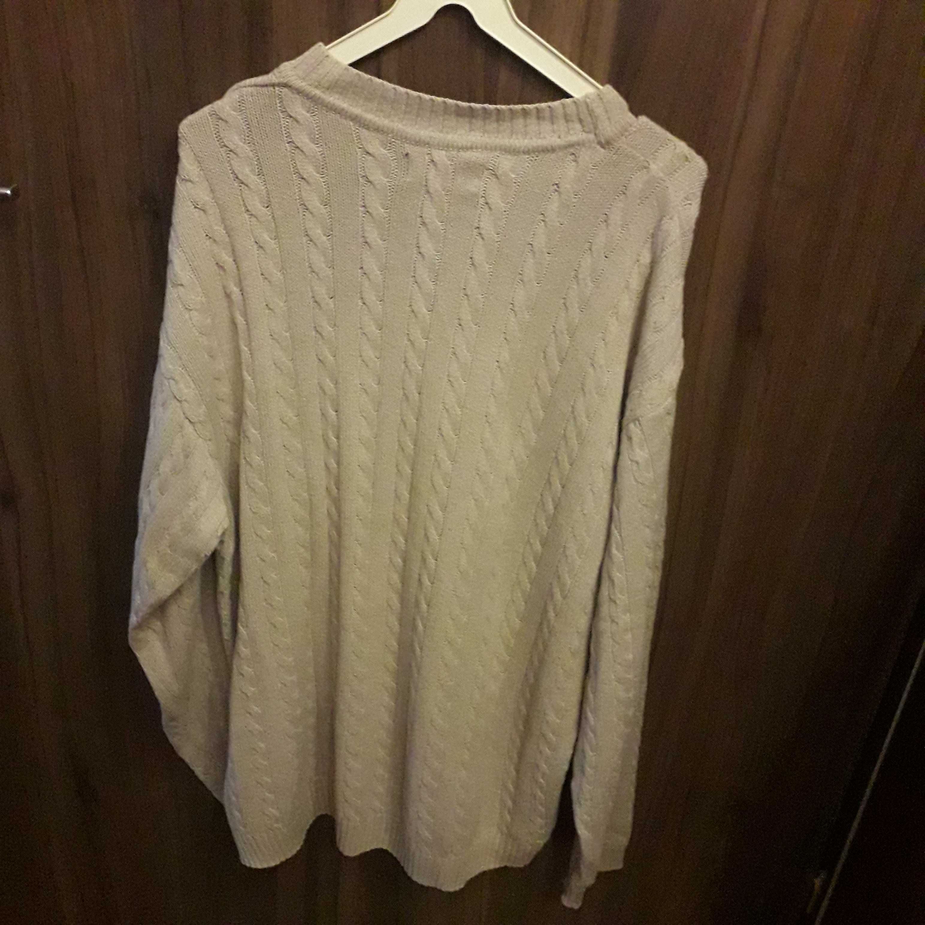 Sweter męski  Cottonfield rozmiar  XL kolor beżowy.