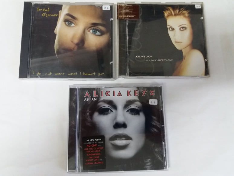 Música Pop/Rock - Sinéad O'Connor, Celine Dion e Alicia Keys